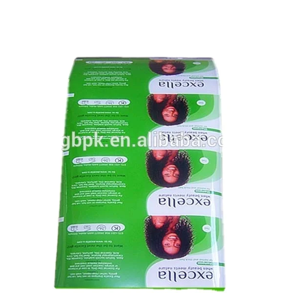 laminating shampoo film roll sachets packing plastic rolls