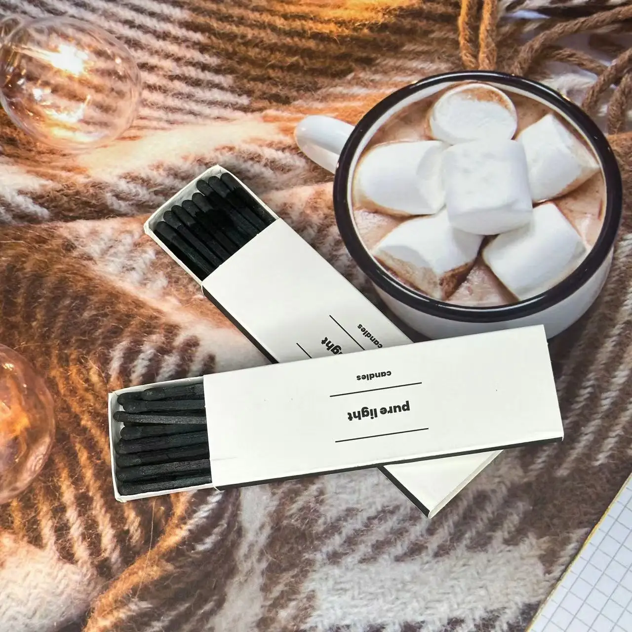 RSP Factory Promotes Direct Sale of Cheap Box Matches Private Customized Logo Labels Aromatherapy Candles Safety Matches