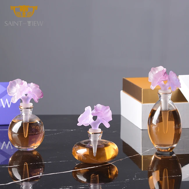 Custom Crystal Perfume Bottle Exquisite Birthday Wedding Giveaways Anniversary Souvenir Gift For Women