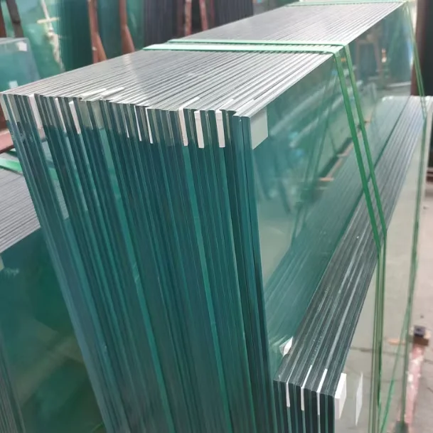 Factory direct sale transparent clear safety PVB SGP toughened laminated building glass