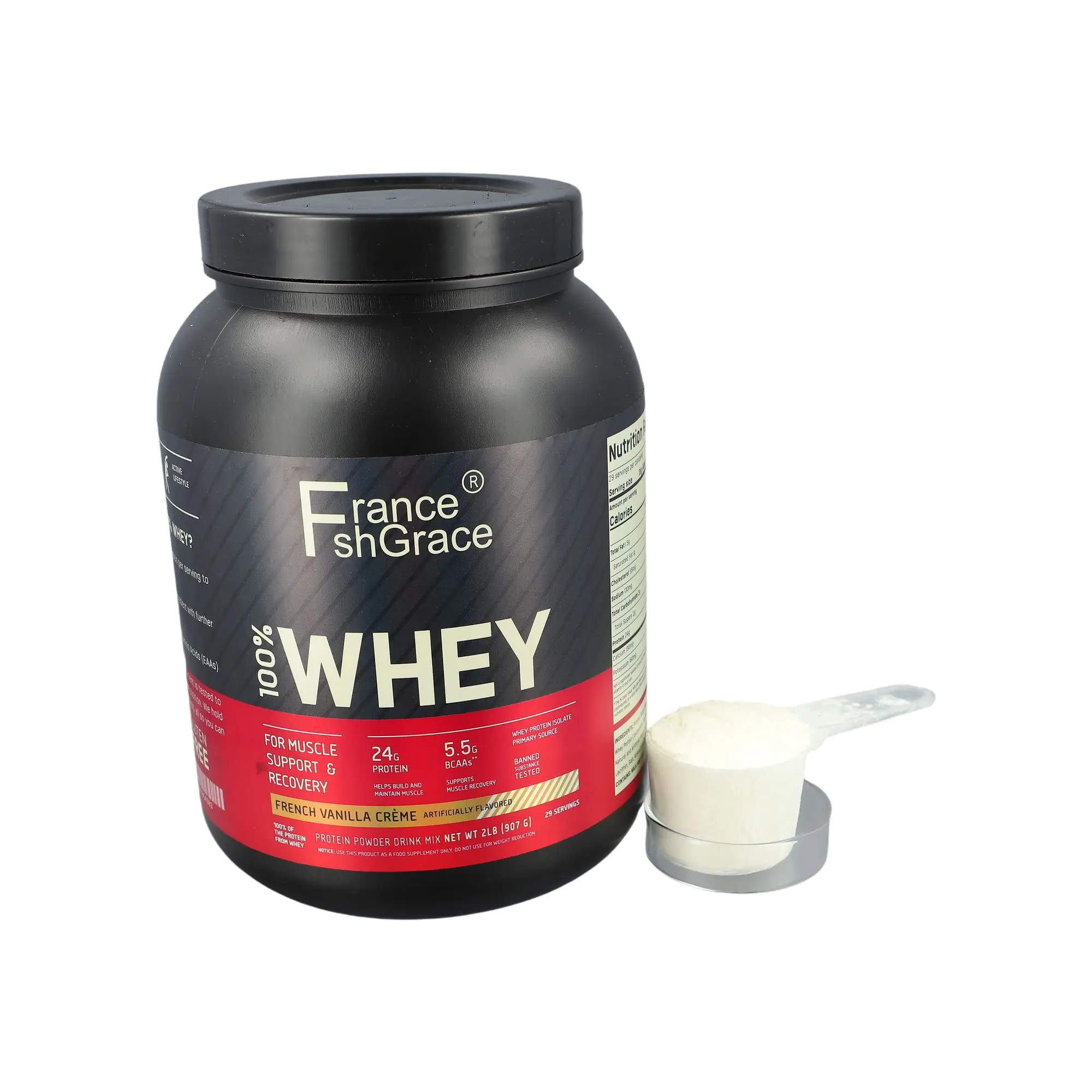 Whey Protein Powder Pre Post Intra Workout Fast Absorbing Whey Hydrolysate Isolate Concentrate Blend Vanilla Protein