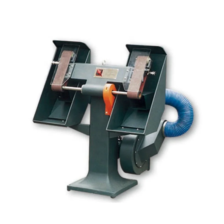 Двухголовочный ленточный шлифовальный станок SOGUTECH, горизонтальный шлифовальный станок