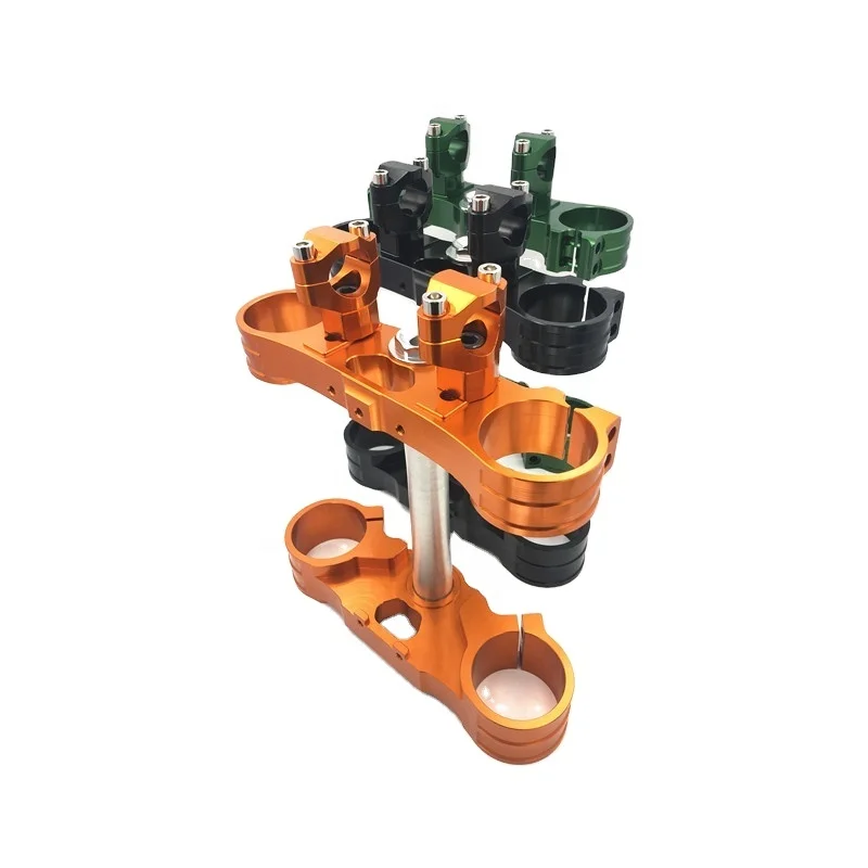 Luckyway CNC алюминиевые мотоциклетные тройные зажимы для