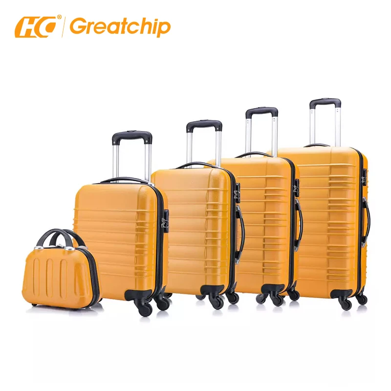 Malas Kit 3 Pecas Viagem Hard ABS Trolley Suitcase