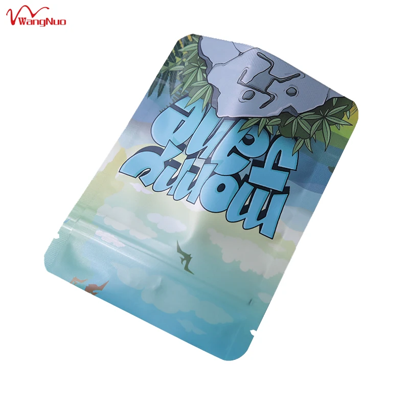 Custom Printing Stand Up Pouch With Window Zipper Bag Food Snack Doypack/Milk Packaging With Window Digital Printed
