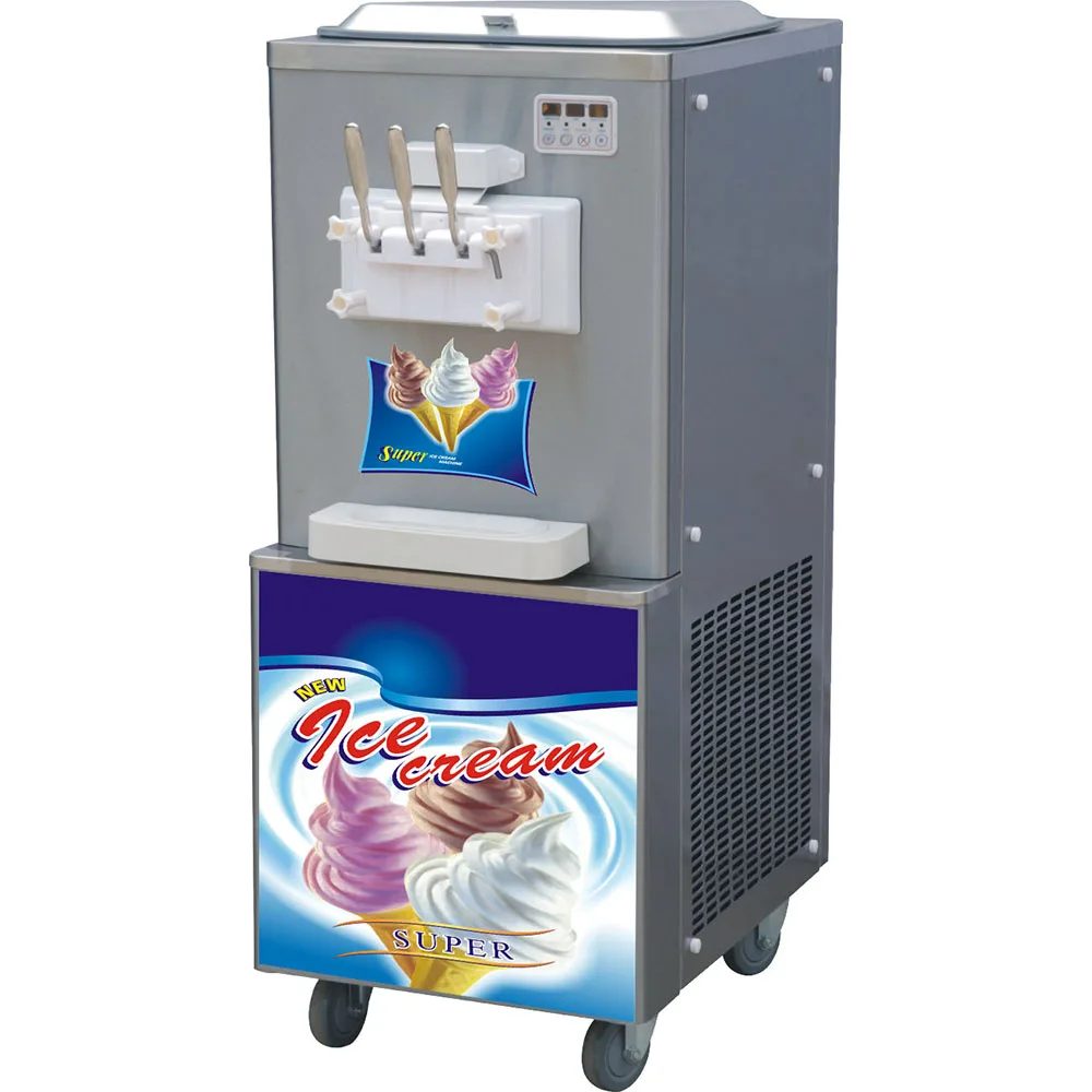 Hot Sale 11-16 Kg L/Hour  Output  Commercial Ice Cream Machine