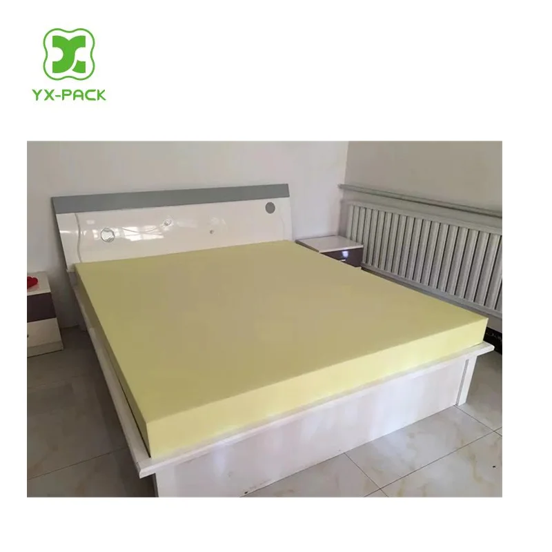 high density high elasticity of yellow PU Foam sheet for sofa/cushion/mattress