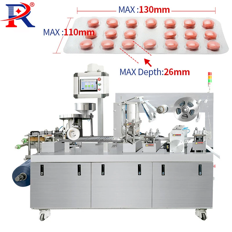 Dpp150 Dpp-150 New Arrival High Capacity Aluminum Plastic Medecine Thermoforming Hot Sealing Blister Packing Machine