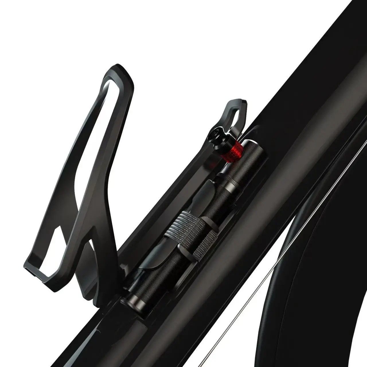 DELANHUWI Portable Bicycle Pump High Pressure Presta and Schrader Valve Conversion Valve Mountain Riding Durable Plastic Steel