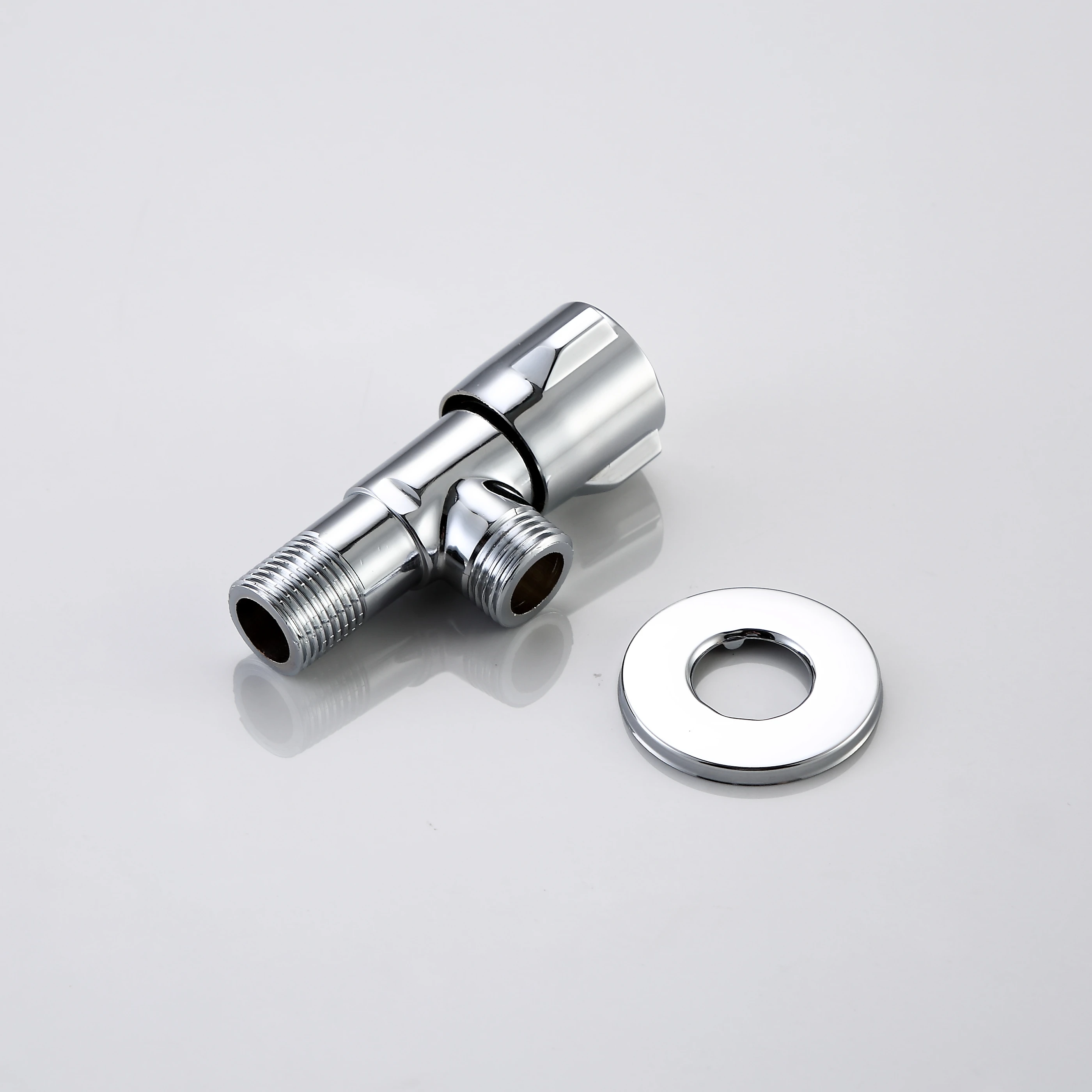 Factory Direct Approval Angle Stop Adapter Valve Water Silver Carton Box Alloy Normal Temperature 90 Degree Angle Valve General
