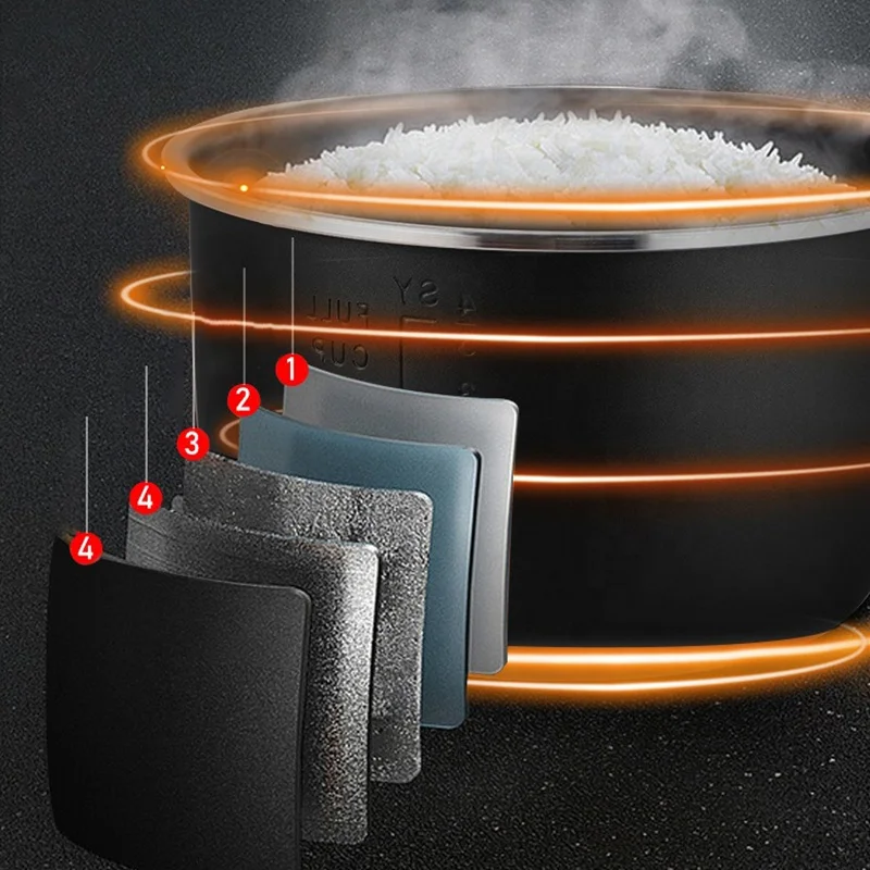 5L Stainless Steel Electric Pressure Cooker Multicooker Instapot Deep Frying Canner Air Fryer Small Kitchen Rice