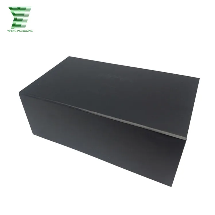 Custom eco friendly paper folding type shoe paper box clothes box packaging clothing packaging