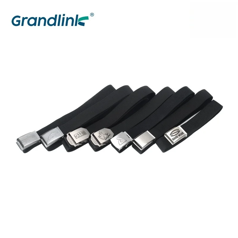 Custom High Quality Strap Automatic Buckle Nylon Belt Male Tactical Waist Belt Men Mil Canvas Fabric Belts