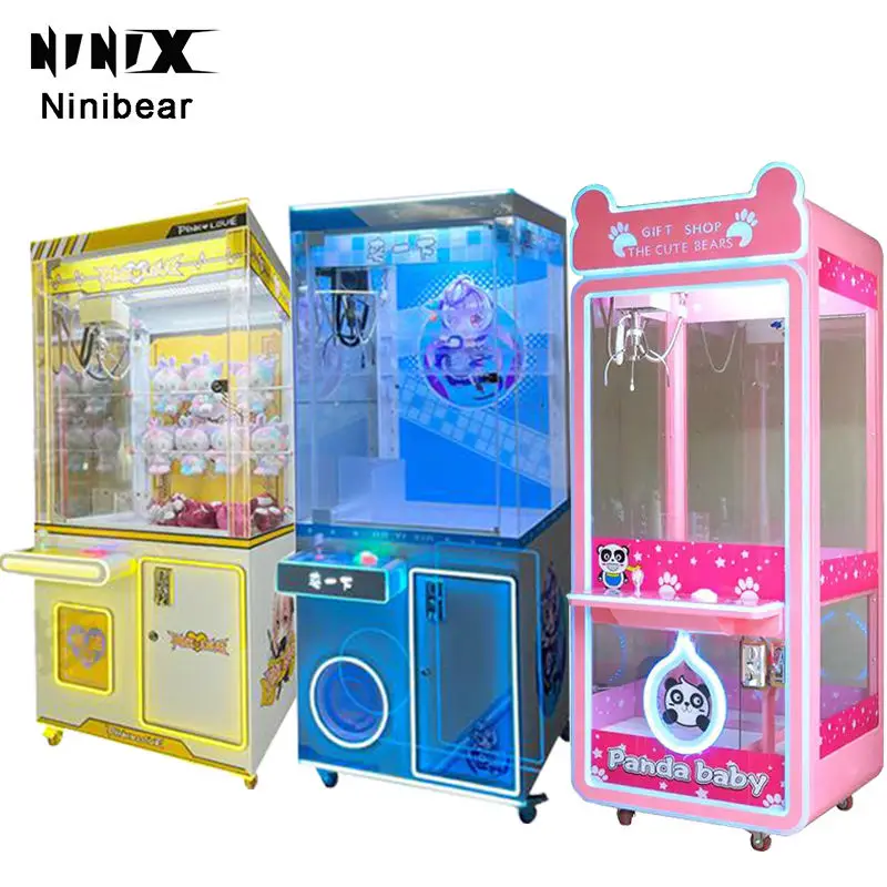 Cheap Amusement Park Coin Operated Game Machine  Claw Crane Machine  With Bill Acceptor toy shoppe claw machine