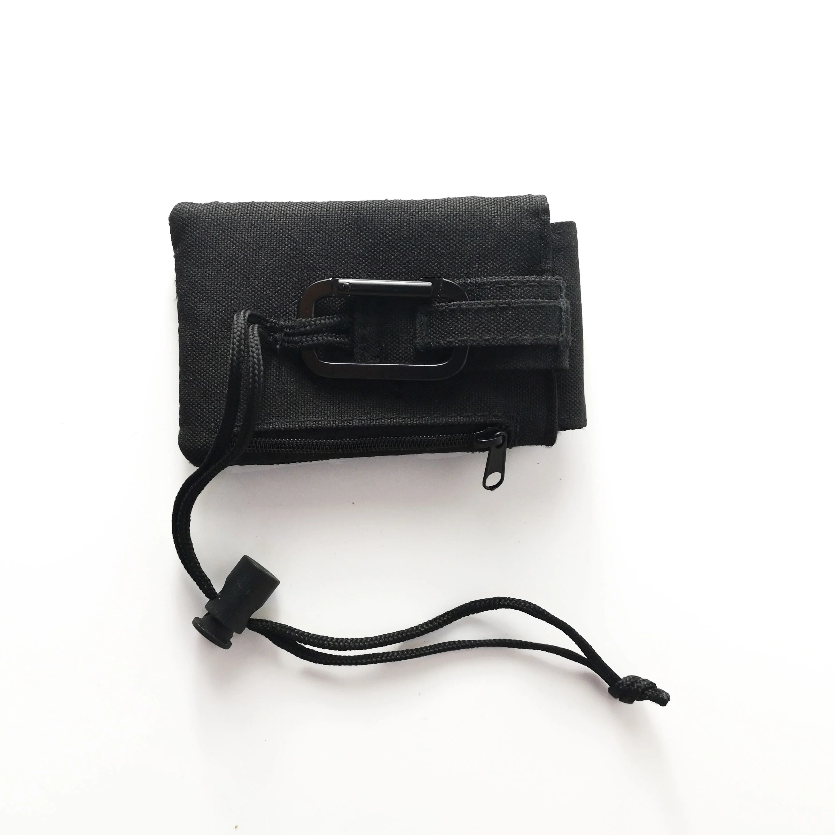 Nice looking necklace cardholder canvas soft card case organizer promotional gift