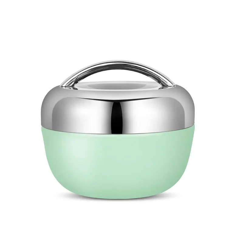 Double-Wall Food Container 304 Stainless Steel Thickened Insulation Lunch Box Apple Shaped Lunch Box