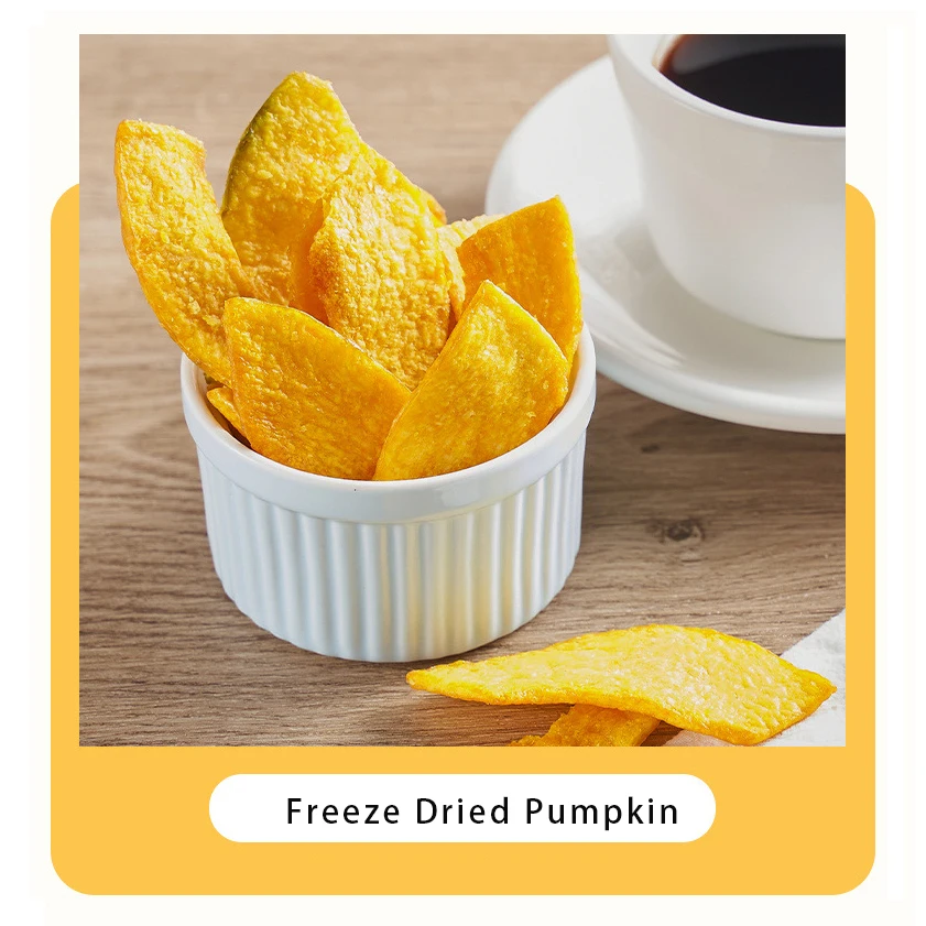 car Beauty Salon Freeze Dried Pumpkin Bestseller Wholesale Customization Popular Selling Freeze Dried Pumpkin