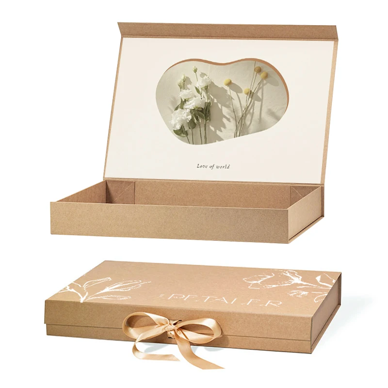 Custom Flap Lid Packaging Foldable Cardboard Bespoke Folding Boxes Magnetic Closure Gift Box Magnetic Black Box with Adhesive