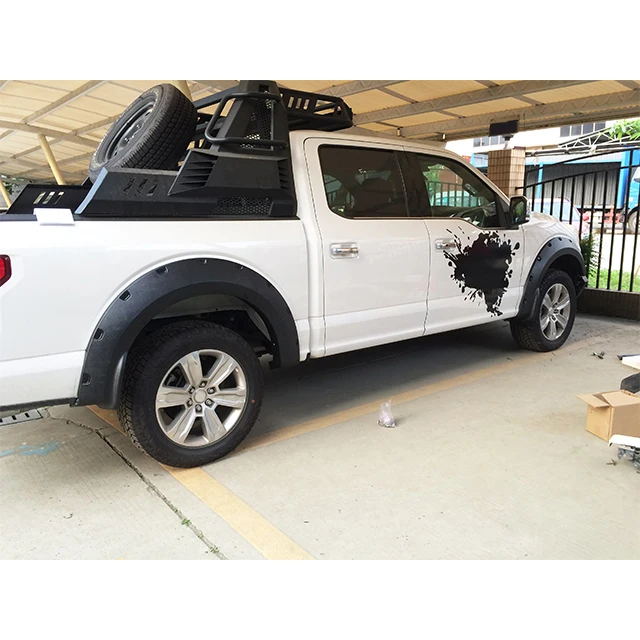 Pick Up 4X4 внедорожные автомобильные аксессуары колесный свод крыла вспышки для Ford F150 250 350 2015-2021
