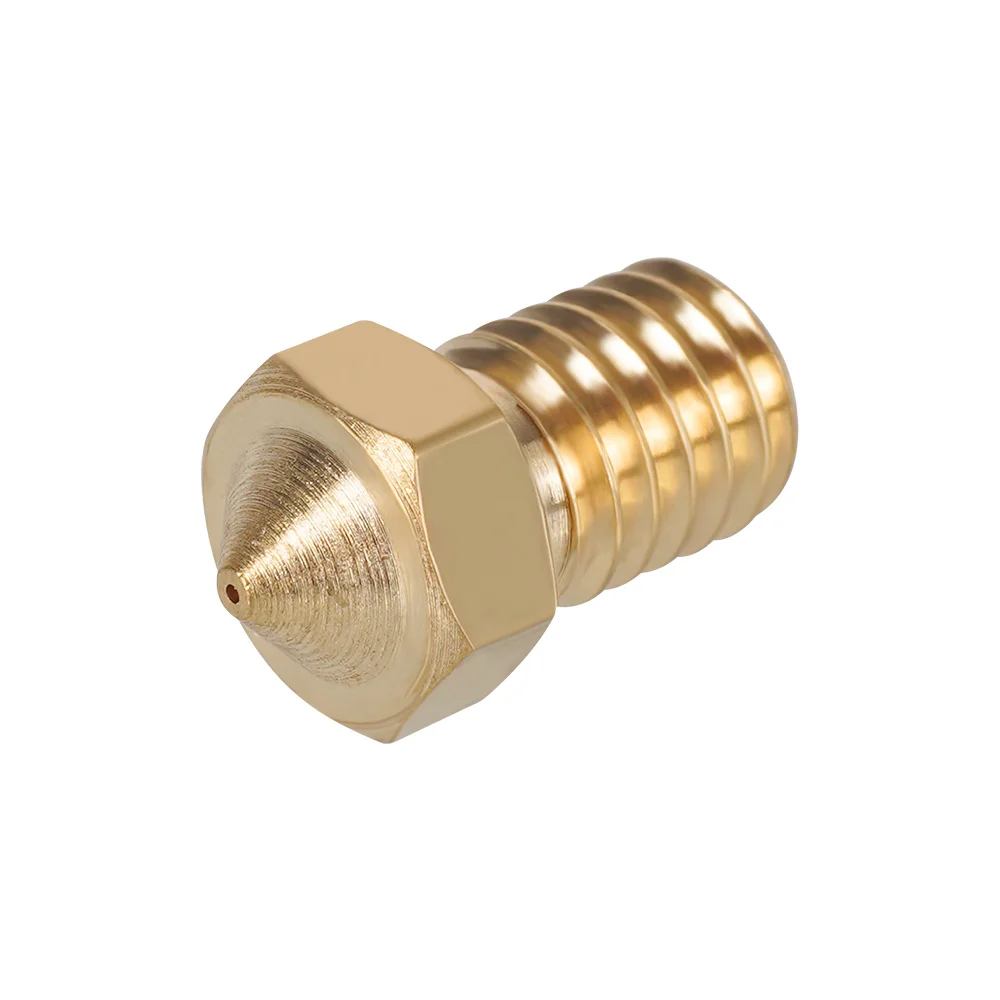 M6 Thread 1.75mm Input 0.2 0.3 0.4 0.5 0.6 0.8 1.0mm Brass E3D Nozzle for 3D Printer