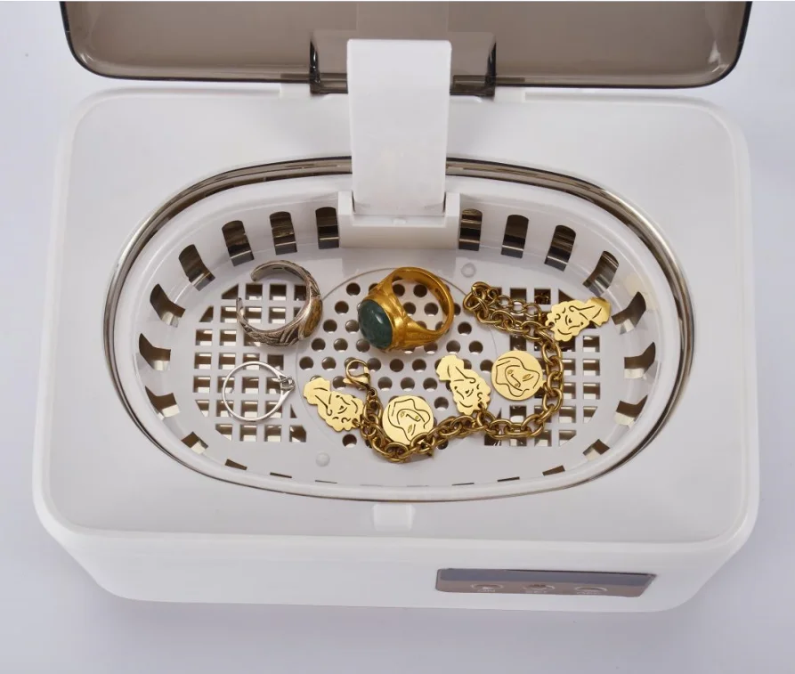 Factory Wholesale Portable digital 600ML Ultra sonic Cleaner for home use Watch Jewelry Eye glasses Ultrasonic Cleaner