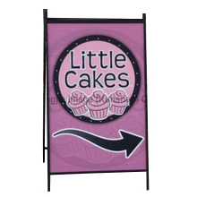 Customized advertising and promotion a1 waterproof poster stand applied to store entrance