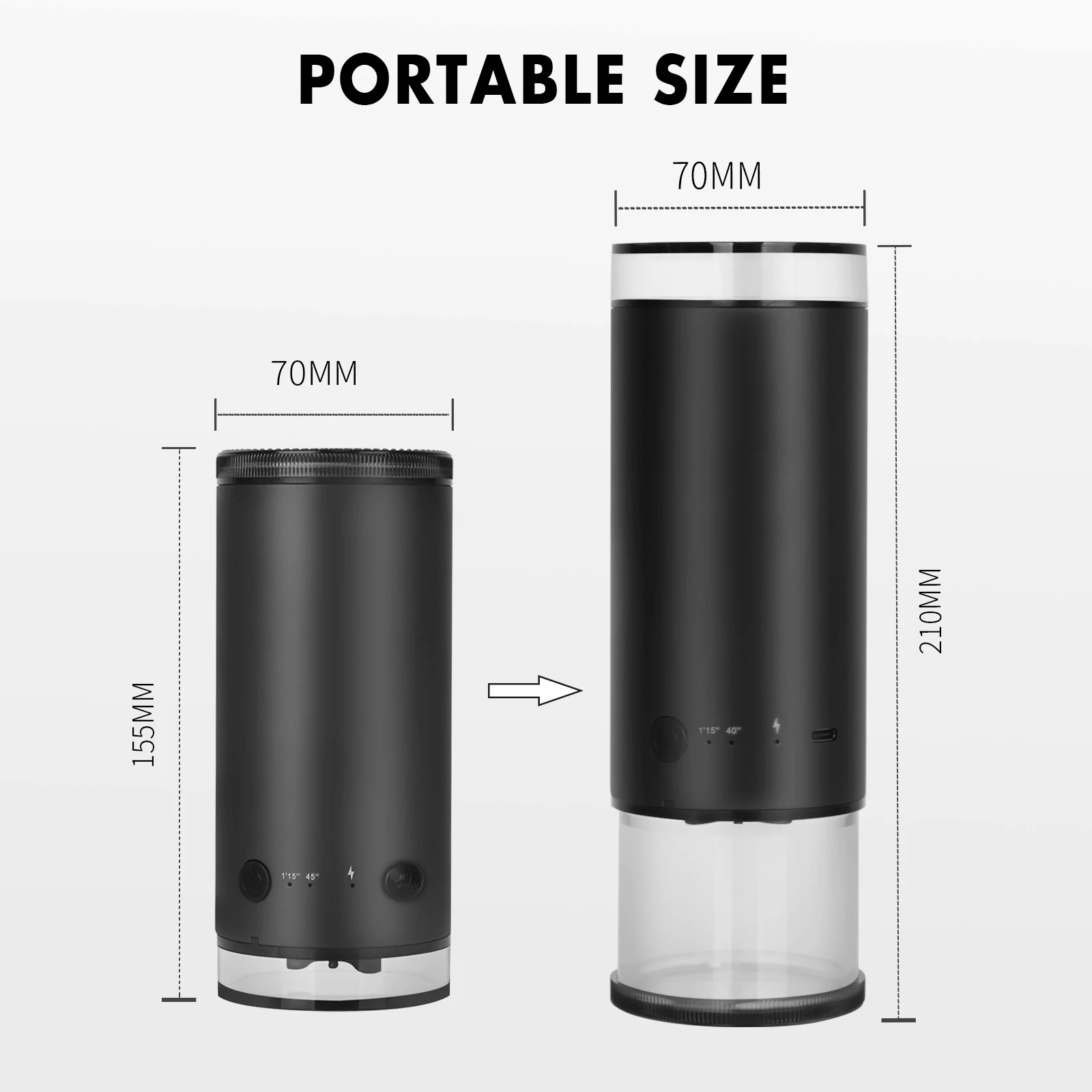 New Patented Products 2024 Portable Mini Electric Travel Coffee Maker Fully Automatic USB Capsule Espresso Coffee Machine