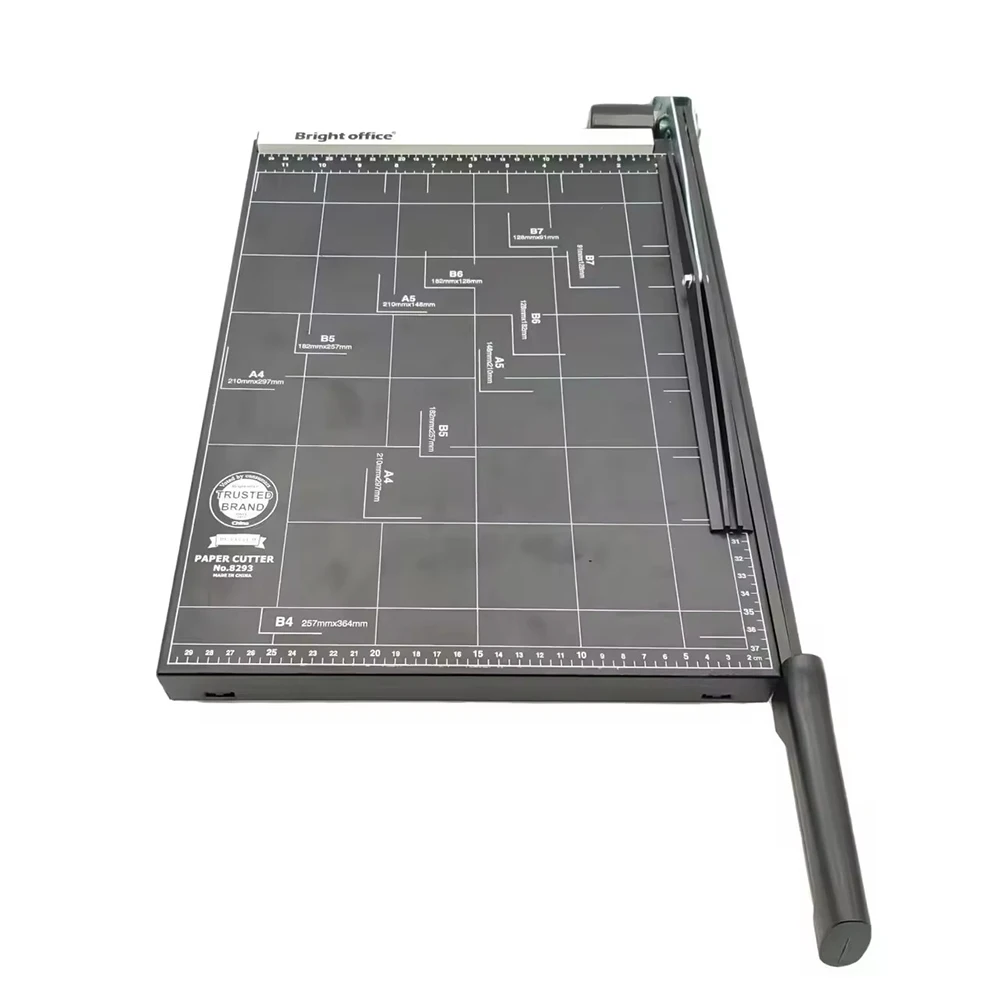 Bright Office metal manual B4 guillotine paper cutter 15*12 inch photo paper trimmer professional office stationery