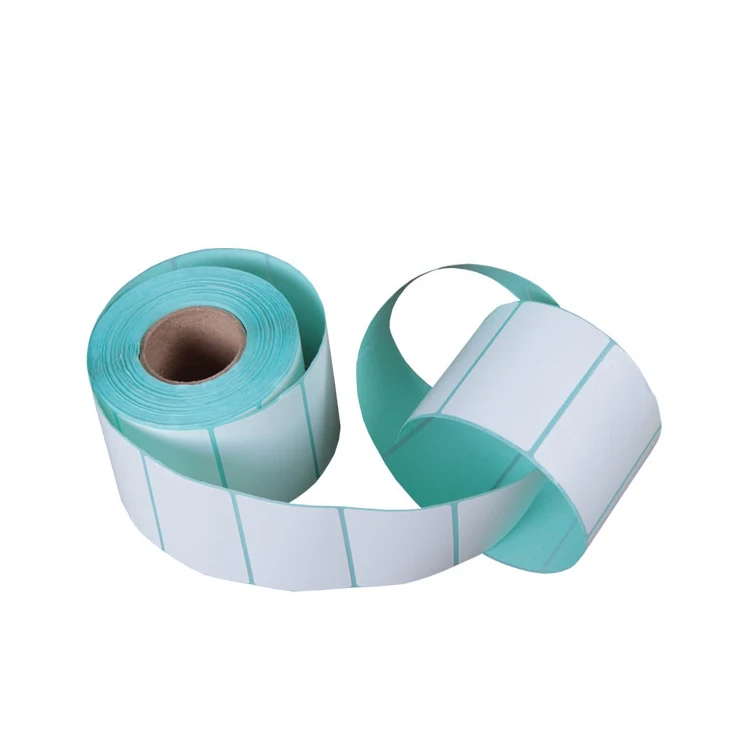 High Quality Paper Plain Direct Thermal Label Self-adhesive Packaging Food Sticker Label