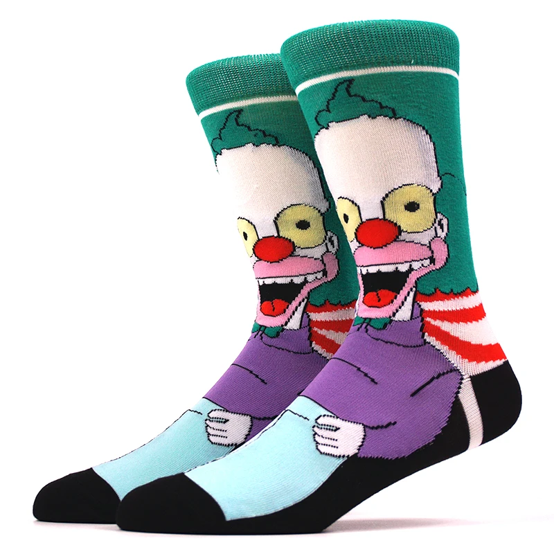 2023 custom oem Anime Men knitted Socks Women cotton Cosplay Character Calcetines Adult Unisex cartoon Hip Hop Happy Funny Socks