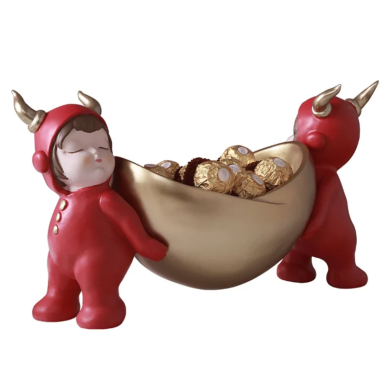 PVC Jewely Storage Box Bubble Girl PVC Statue Wine Rack Key Living Room Shoe Cabinet Home Decoration