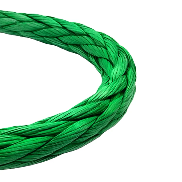 Factory Price UHMWPE Fiber Rope for Ship Mooring Winching Marine Supply Industry Lifting