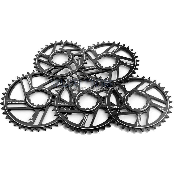 WUZEI MTB Mountain Bike Chain ring 30/32/34/36/38T 3 degrees Crown bicycle Chain wheel for 11/12S GXP Crankset