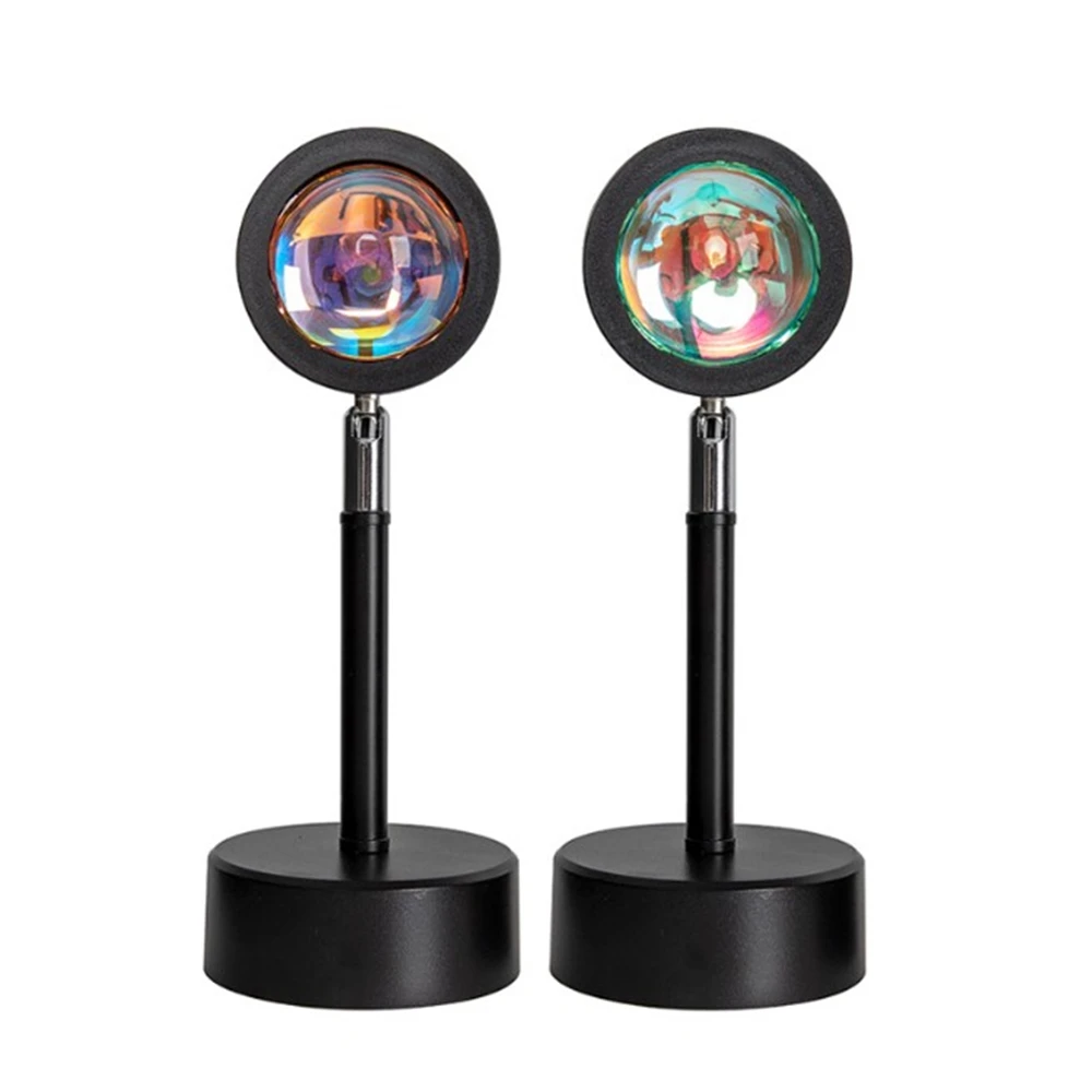 2021 Live Streaming 180 Degree Rotation USB 5W Optical Lens Night Light LED Projection Lamp Sunset Lamp For Party