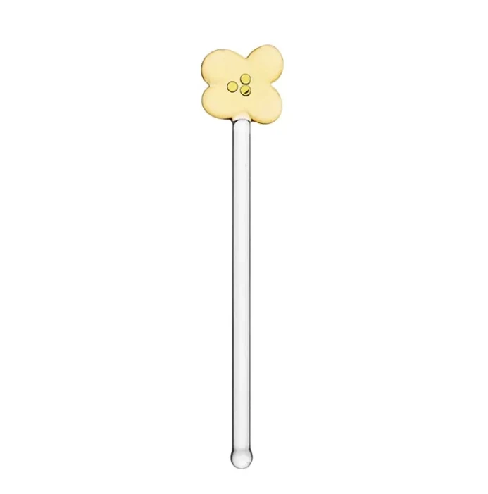 Wholesale Custom Love Little Flower Coffee Stirring Spoon Stirring Stick