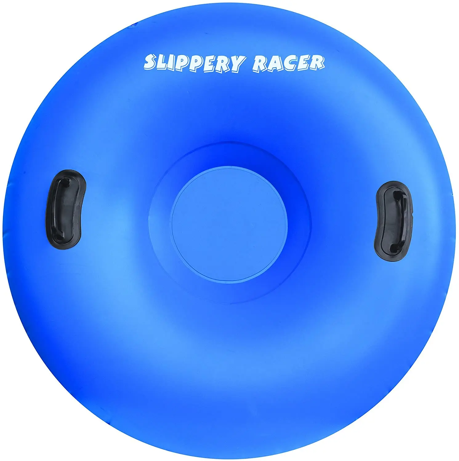 60 Inch AirDual Adults and Kids Inflatable Sledding Snow Tube Sled Rider with 4 Reinforced Handles for 2 Riders, Blue