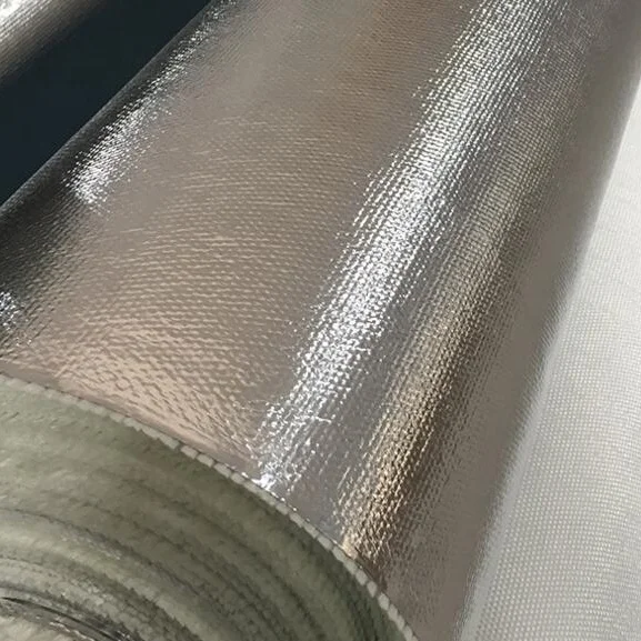 Professional Manufacturer Anti Oil Waterproof Fireproof Heat Insulating Fiber Glass Cloth with Aluminium Foil Covered