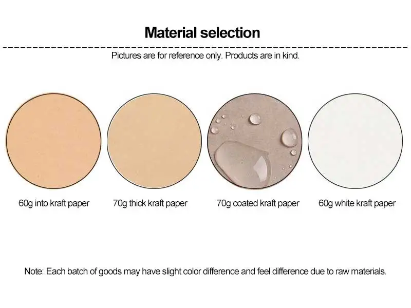 Accept Customized Logo Kraft Paper Bag, Food and Grocery Paper Butter-proof Kraft Paper Bag