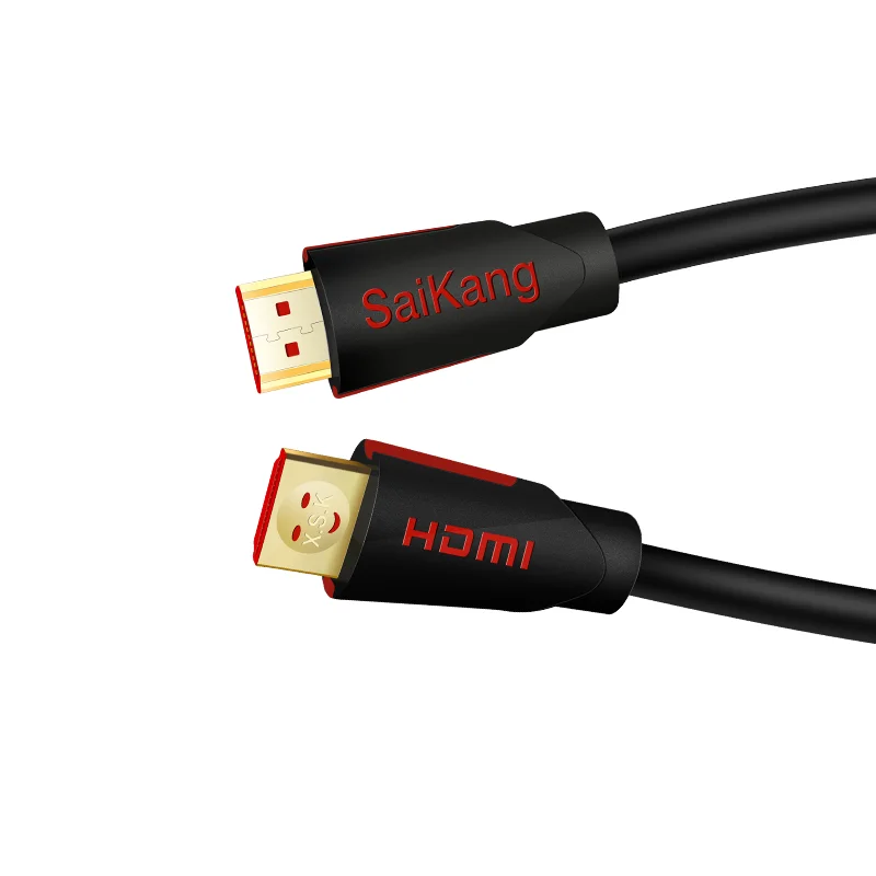  Цветной позолоченный штекер-штекер HDMI к 4K 60 Гц 3D 1080P Стандартный 1 5 м 2 3 10 15 20 0 кабель по заводской