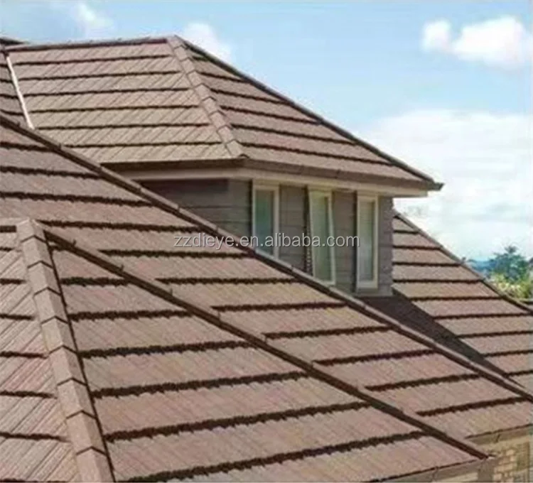 Hot Sale Chinese Roof Tiles Stone Coated Steel Roofing Tile-Roman Building Materials Colorful Stone Coated Metal Roof Tiles