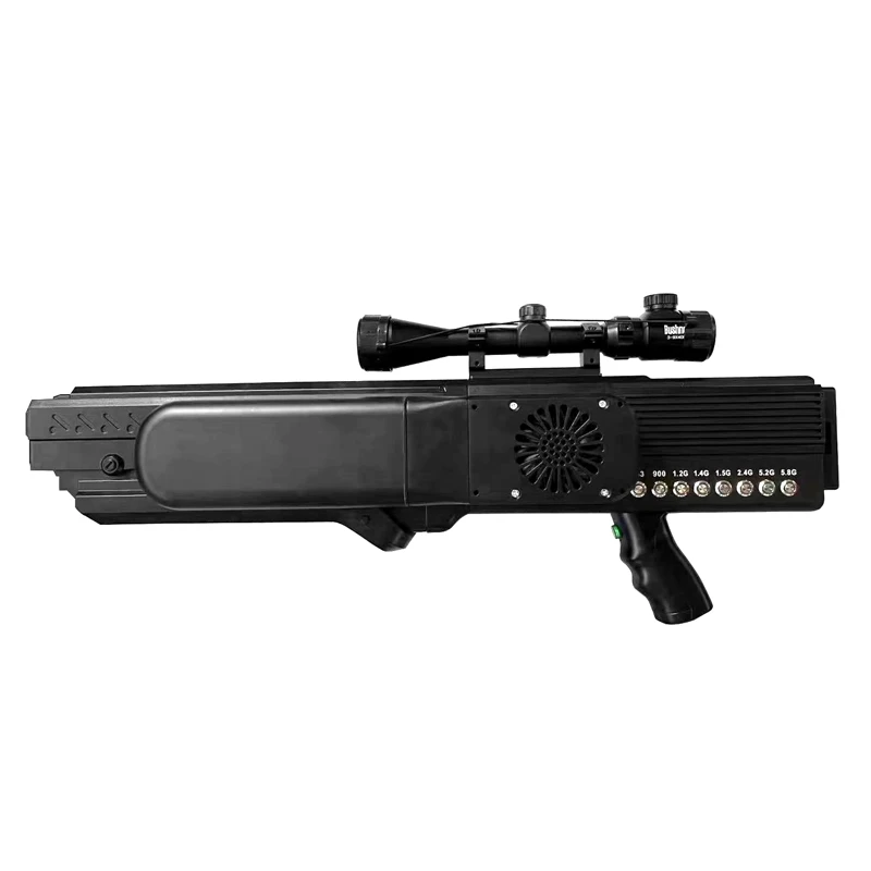 Portable Long Distance 8 Band Anti Drone Gun  Drone Defense System