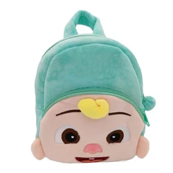 Drop Shipping Popular JJ Doll Blue Soft Plush Cocomelon Cartoon School Backpack Cocomelon Backpack Plush