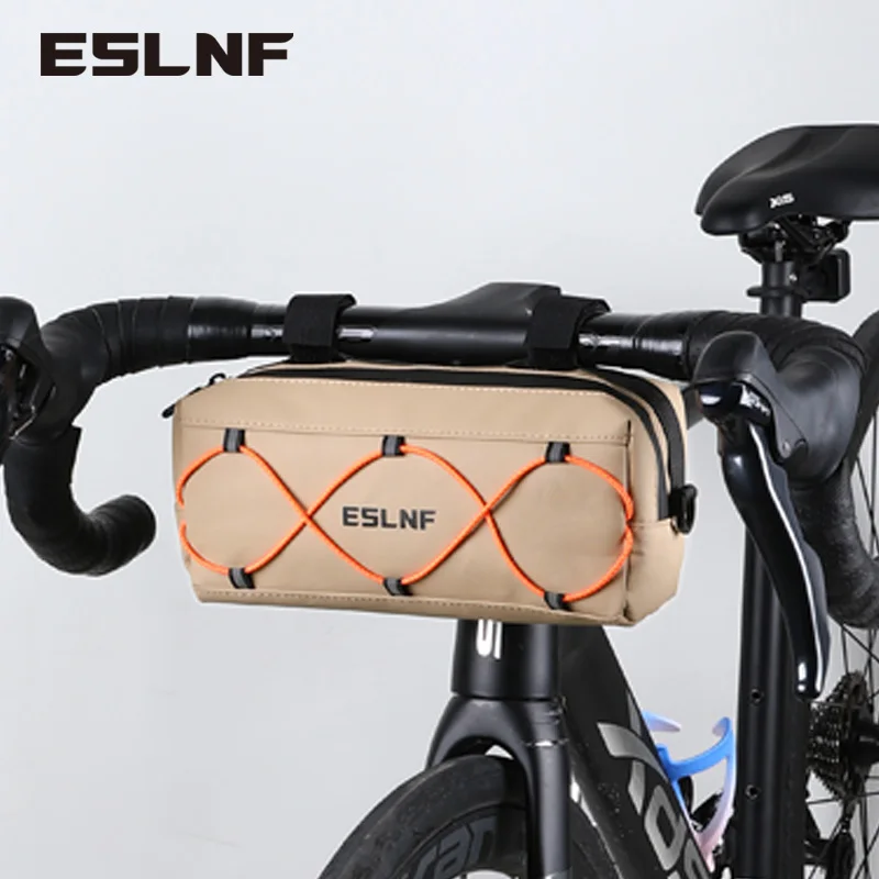 Bicycle Handlebar Bag Frame Pannier Bag Multifunction Portable Bike Shoulder Bag