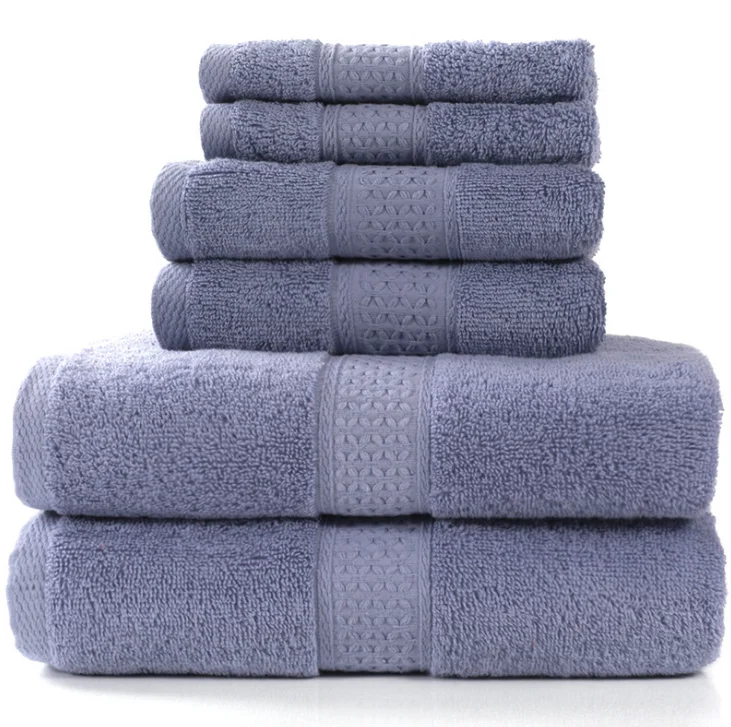 Amazon Hot Sale Gift Towel Set Turkish Towel Set Cotton Bath Towel Set
