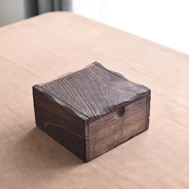 Simple creative gift packaging wooden jewelry storage box