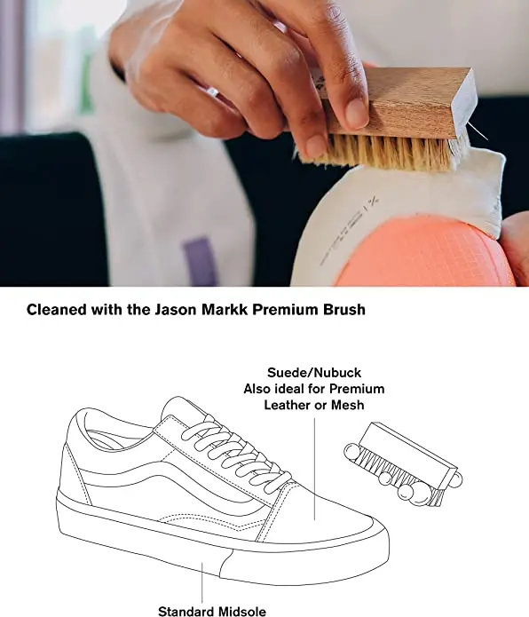 OEM Sneaker Clean Brush and 4 Ounce Shoe Cleaner for shoe cleaning kit