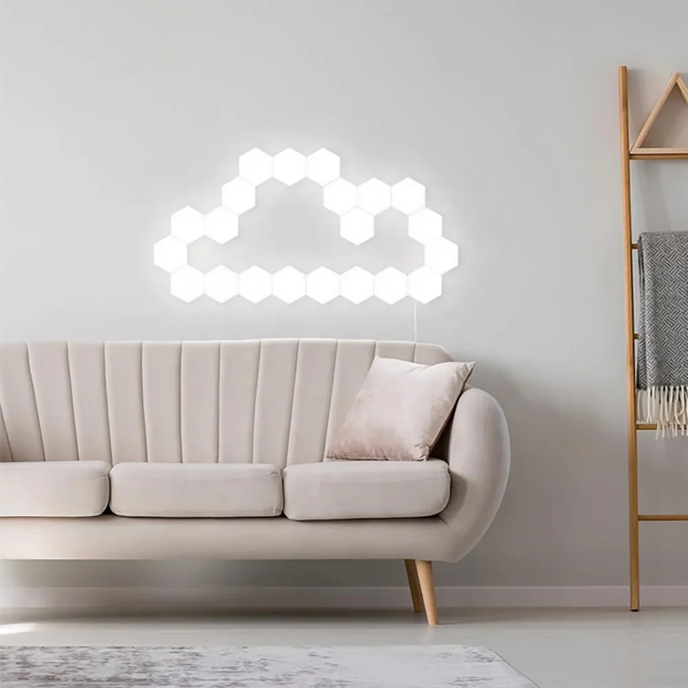 Hot Selling Modern Led Night Lights Quantum Lamp Modular Touch, New Design Quantum Hexagon Lights