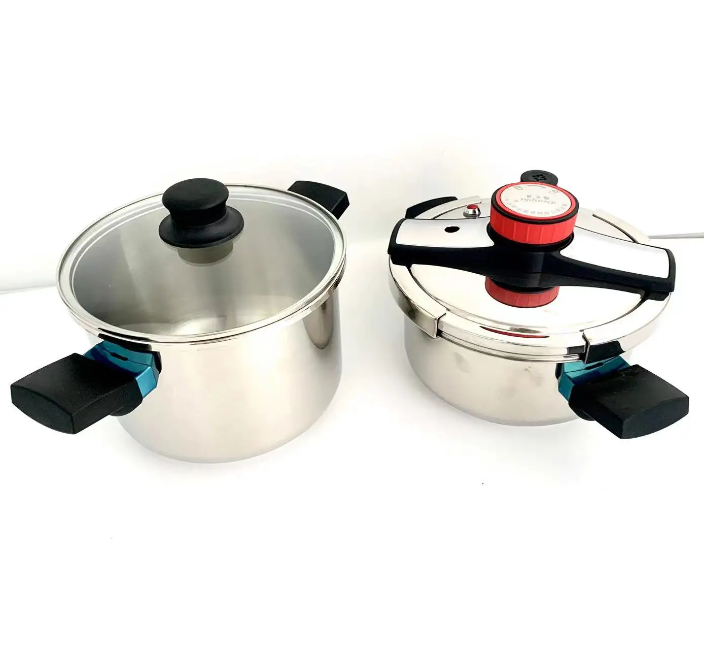 OEM factory high quality 6L large capacity thickened 304 stainless steel explosion proof pressure cooker for home kitchen cookin