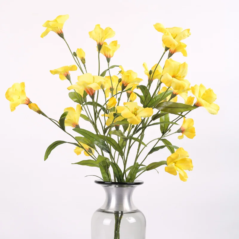 Simulated morning glory tung oil tree decorated with flower photography props dried flower Pampas