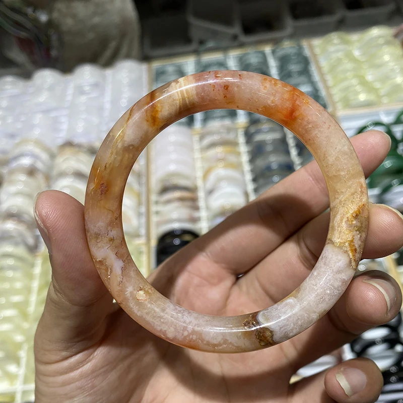 wholesale Natural Crystal bracelet high quality sakura agate bracelet crystal jewelry for gifts